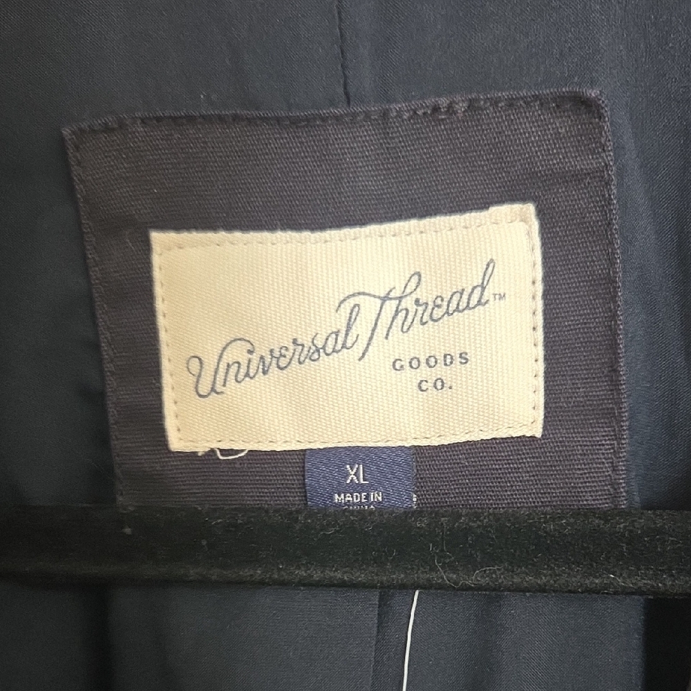 Universal Thread Navy Women's Trench Coat - Picture 7 of 17